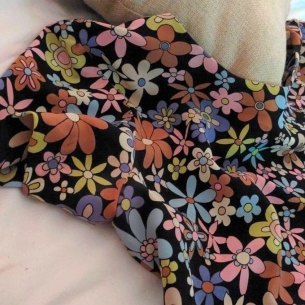 ☮️ Handmade Flower Power Dress